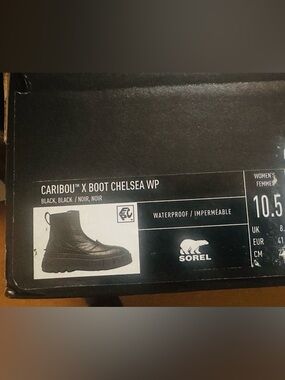 Sorel Caribou X Chelsea Waterproof Boot - Black